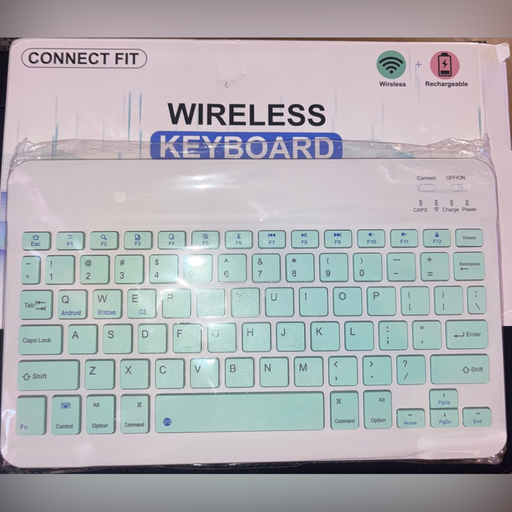 Wireless Keyboard - Mint Green